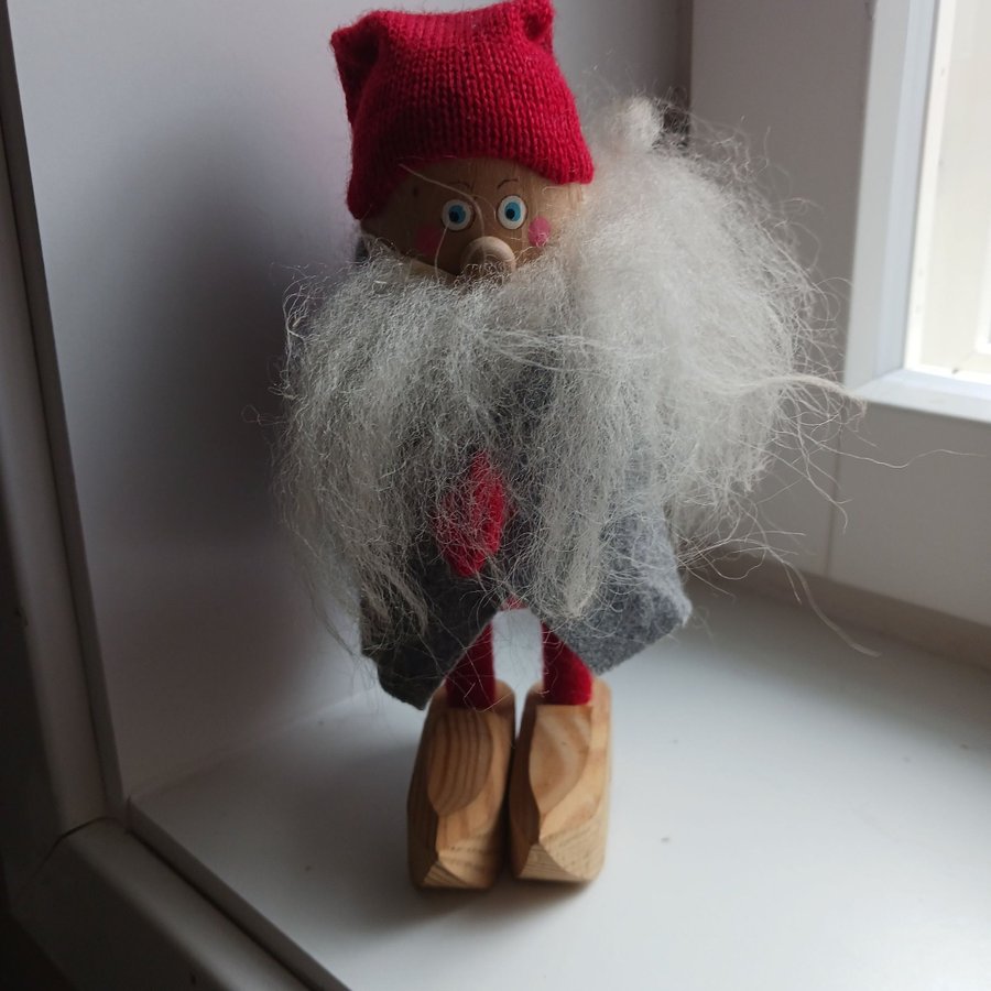 VINTAGE Tomte i trä * SWEDEN KLINTÅS DESIGN