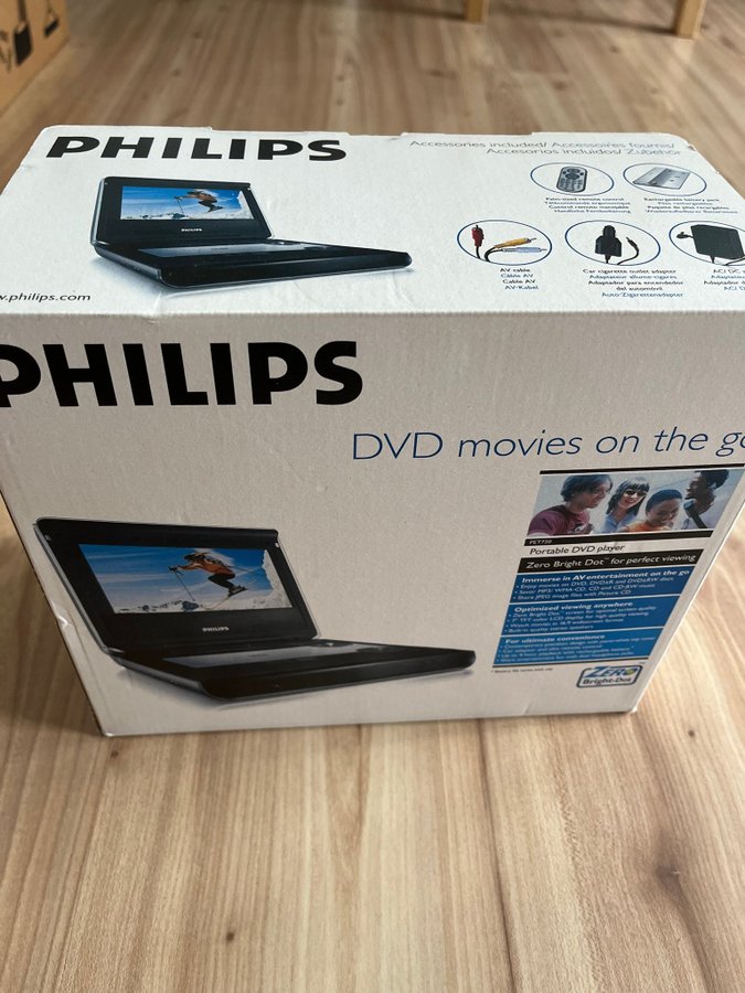 Philips bärbar DVD-spelare