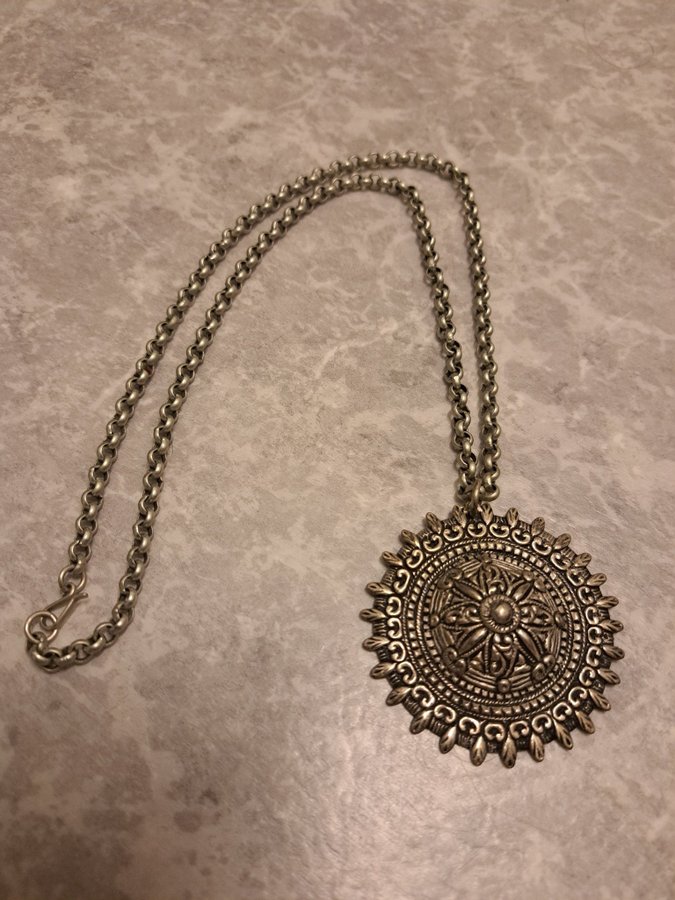 Vintage halsband silver stämpel 800