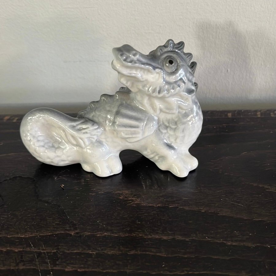 Dragon/ drake i porslin vintage USSR