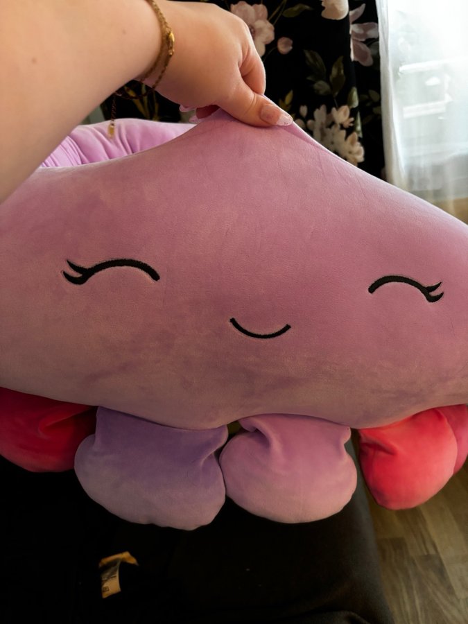 Squishmallows Djursäng L 76 cm Lila Bläckfisk