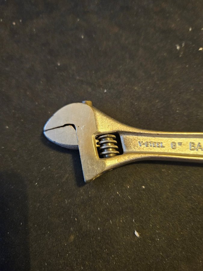 Sjælden 6" Bahco 670 skiftenøgle