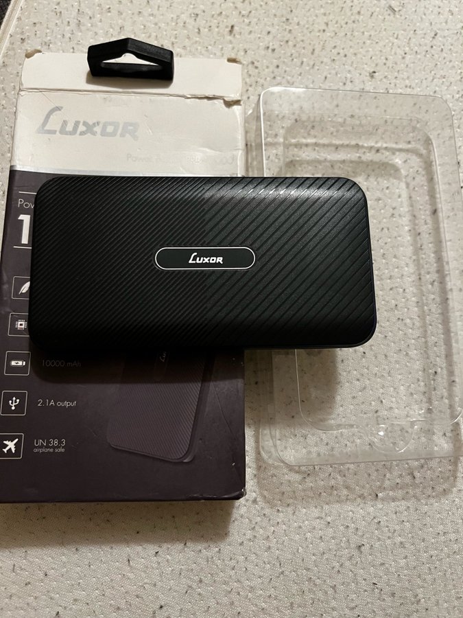 Luxor- powerbank- 10000 mAh Oanvänd öppnad