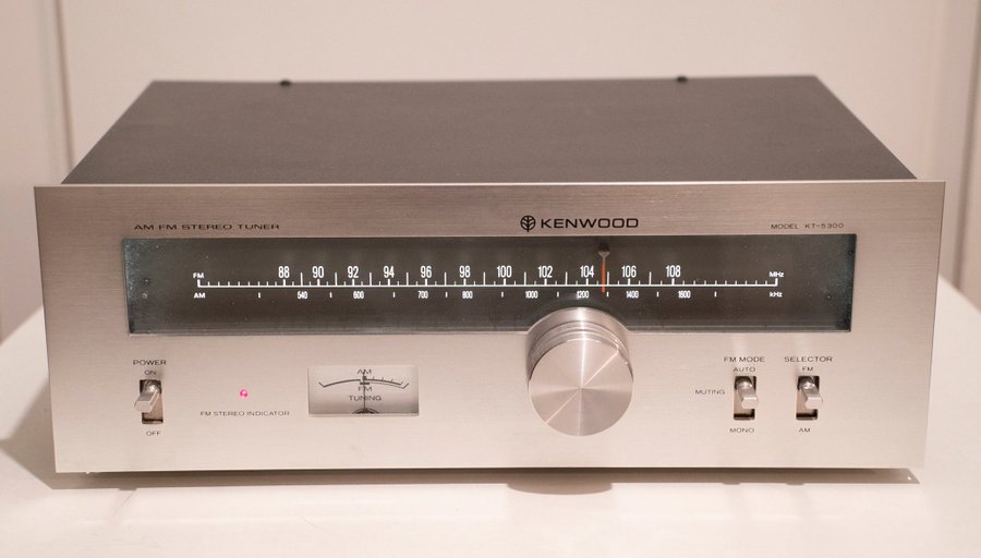 Kenwood KT-5300 AM/FM Stereo Tuner (1976-79)