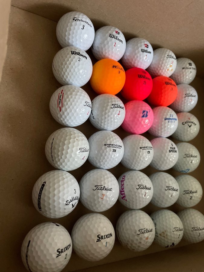 30st golfbollar mix