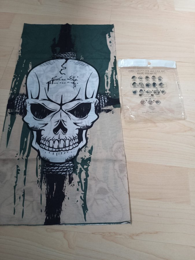 Skull bandanas scarves Green Skull, multi Nyhet