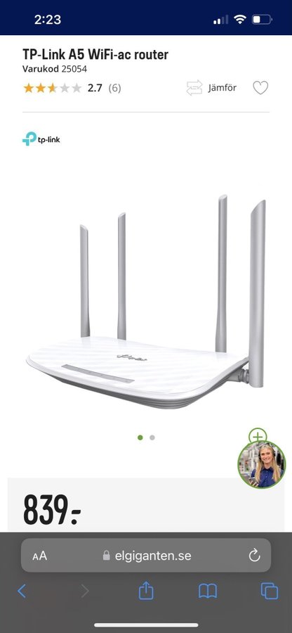 TP-Link router Archer A5