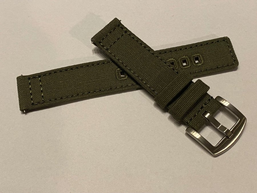 Klockband Canvas 20mm