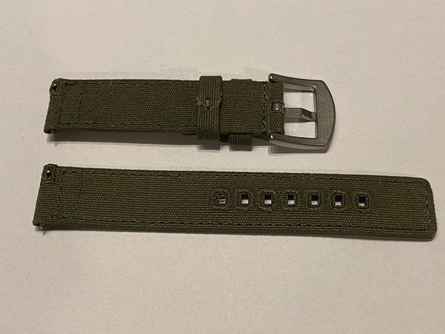 Klockband Canvas 20mm