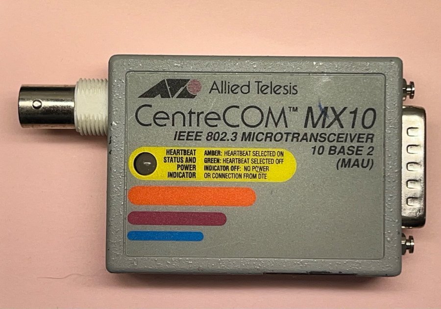 Allied Telesis CentreCOM MX10 Microtransceiver IEEE 802.3