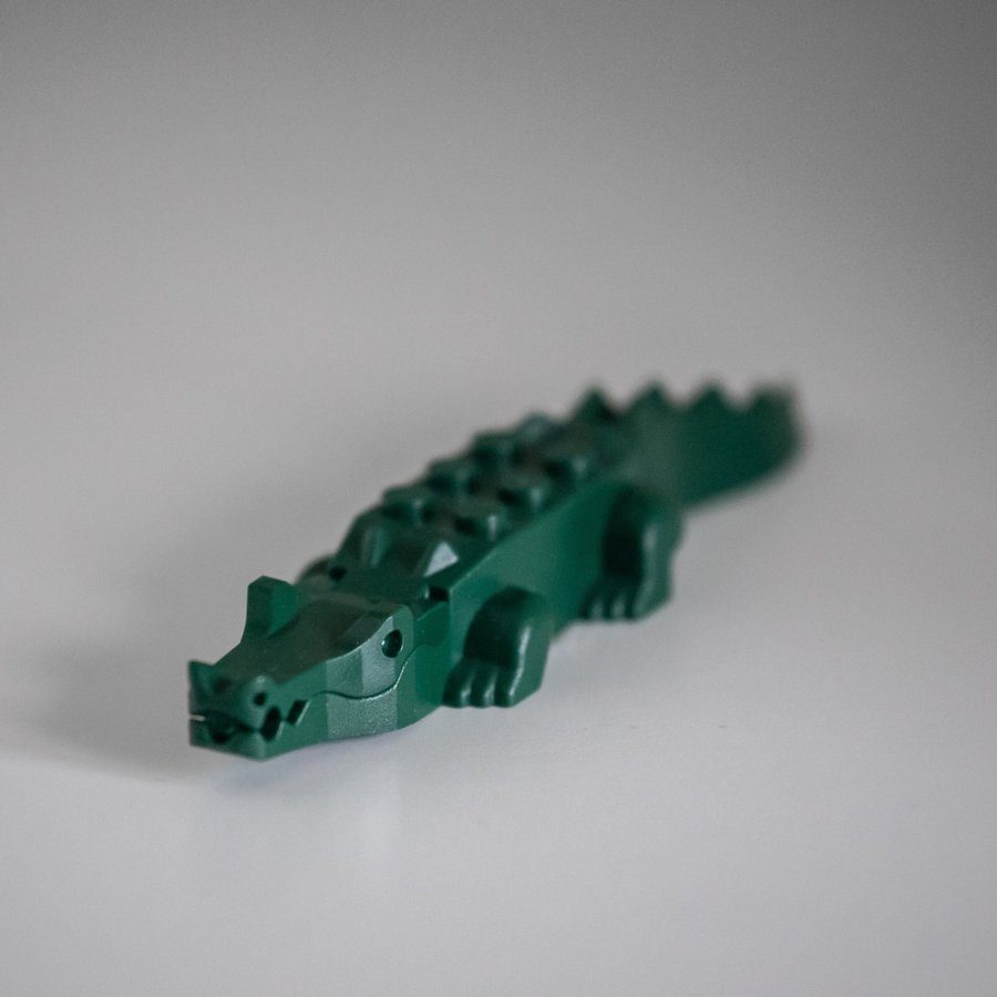 Lego Krokodil Crocodile/Alligator Mörkgrön