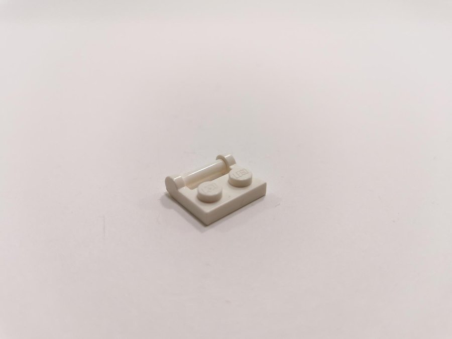 Lego - plate - modified - handle on side - 1x2 - part 48336 - vit