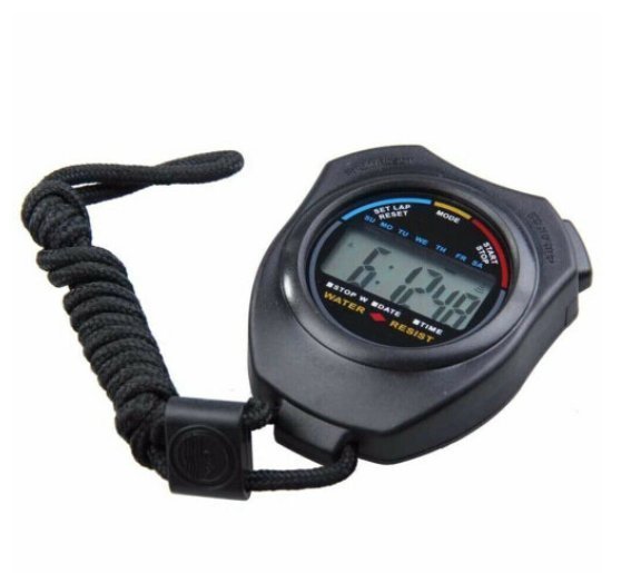 Digital Handheld Sports Stopwatch Stop Watch Timer Alarm Counter