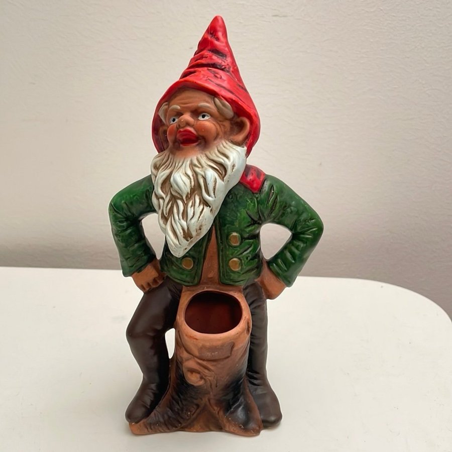 Vintage Tomte Figur i Keramik Ilab 1900-tal.