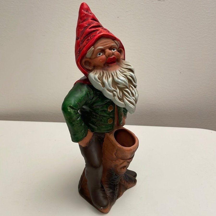 Vintage Tomte Figur i Keramik Ilab 1900-tal.