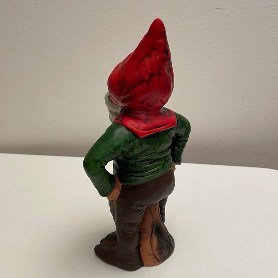 Vintage Tomte Figur i Keramik Ilab 1900-tal.