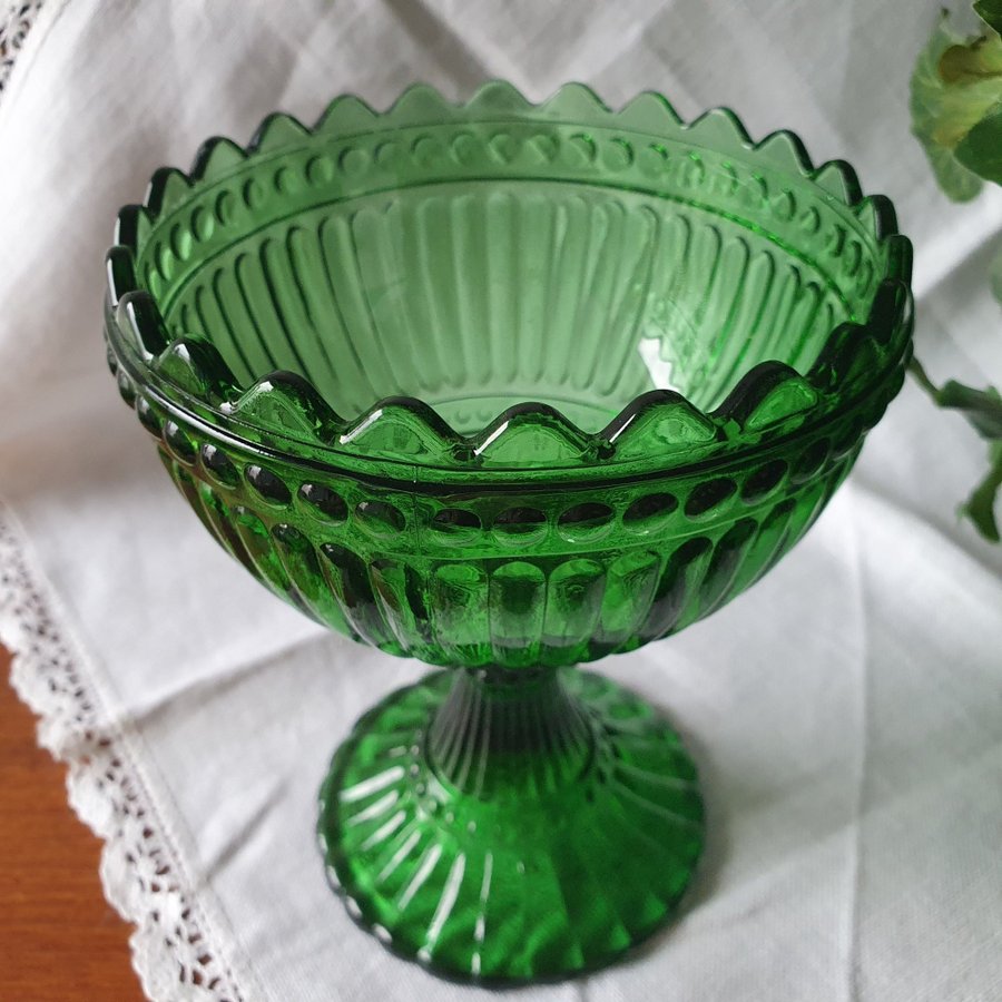 Iittala MARIMEKKO Mariskooli GRÖN stor skål 15 cm