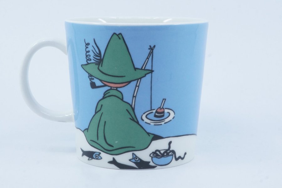 Muminmugg Snusmumriken blå / Moomin Mug Snufkin [B]