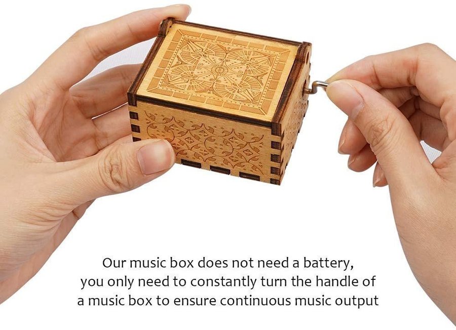 Ny Box Music box harry potter wooden Music