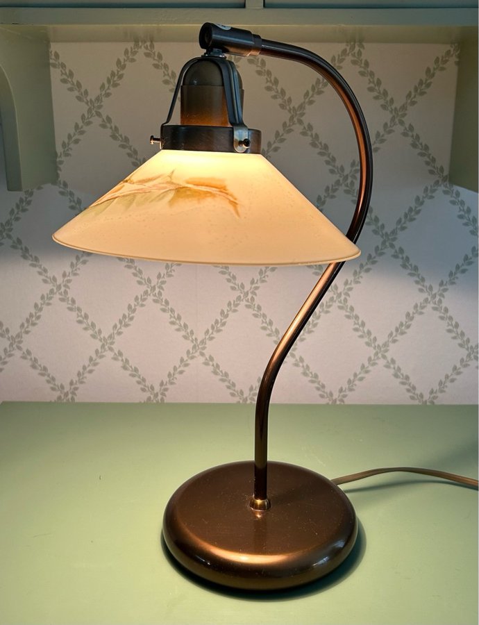 Skomakarlampa, Sjömarkens armatur AB, bordslampa, retro