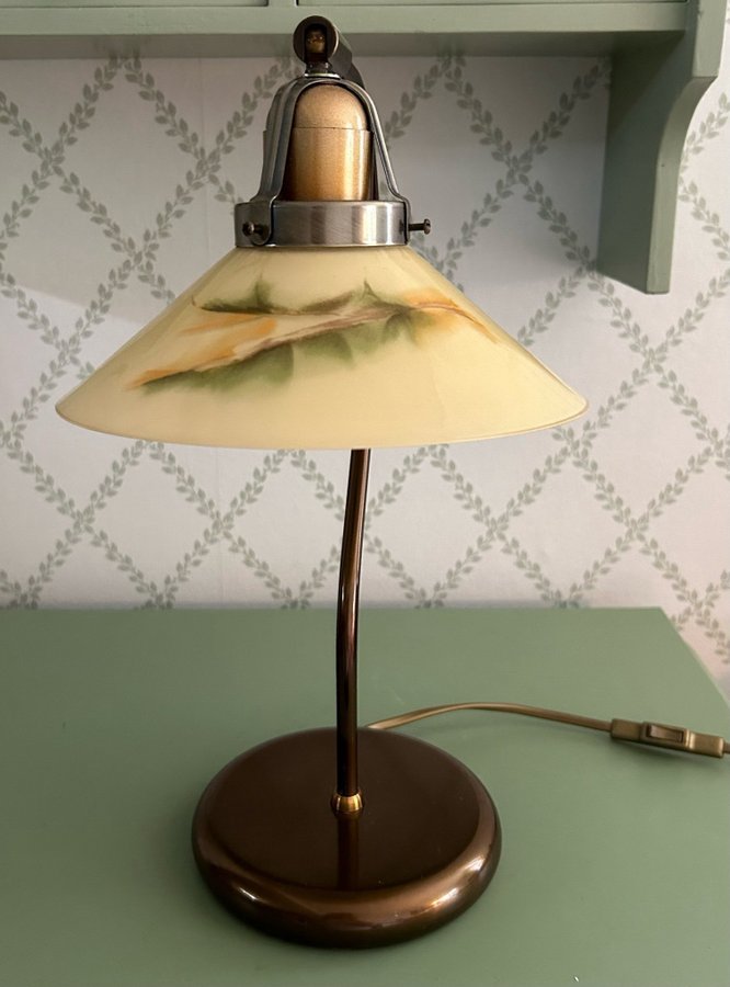 Skomakarlampa, Sjömarkens armatur AB, bordslampa, retro