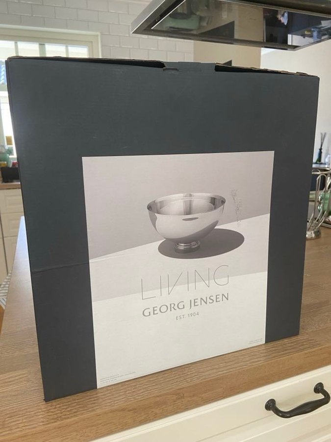 Georg Jensen Manhattan Champagne Bowl/ champagne kylare - oanvänd