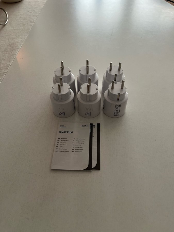 6st Deltaco Smart Plug White