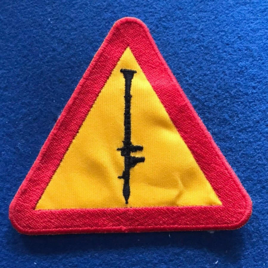 Tygmärke morale patch - Varning RPG