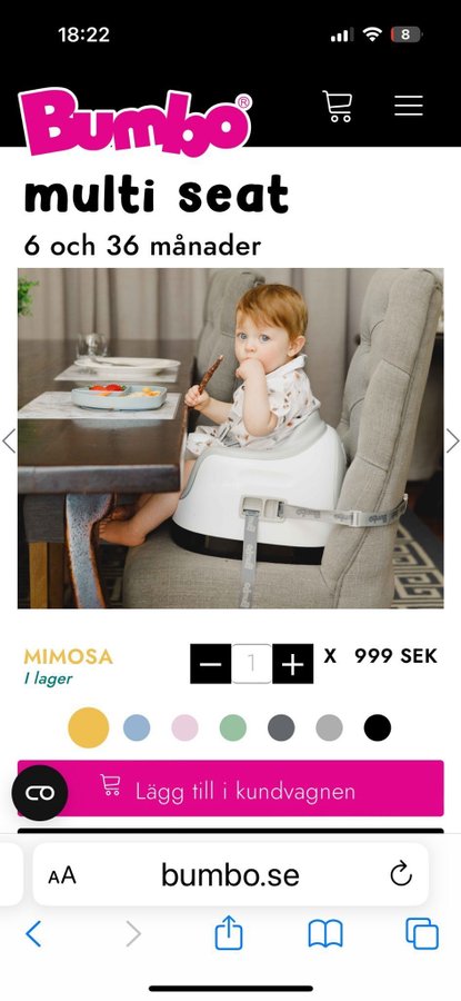 Bumbo Multi Seat - Lila