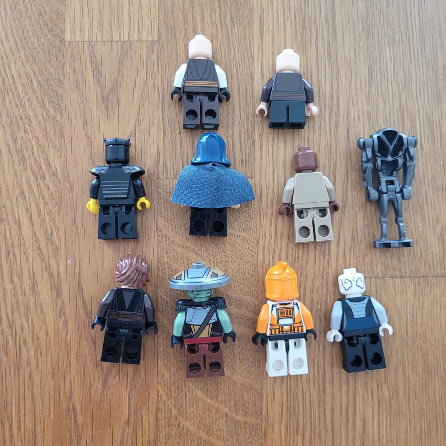 Lego Star wars The clone wars figurer, Anakin Skywalker, Embo, Mace Windu bla