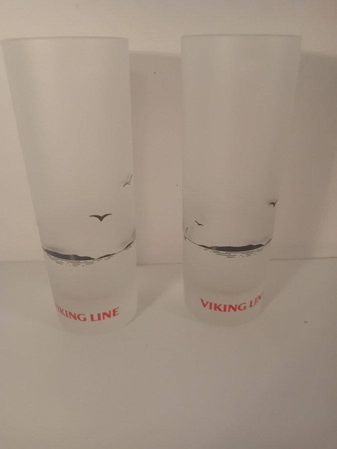 2 Fina Viking Line Glas