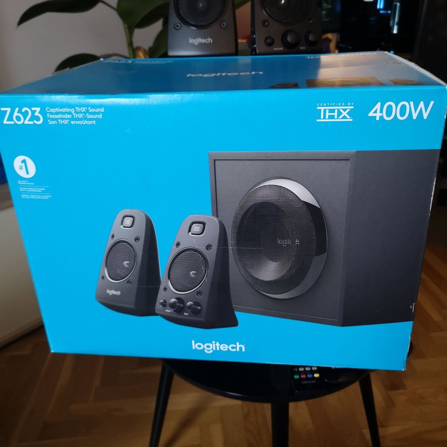 Logitech THX 2.1 högtalare modell Z623