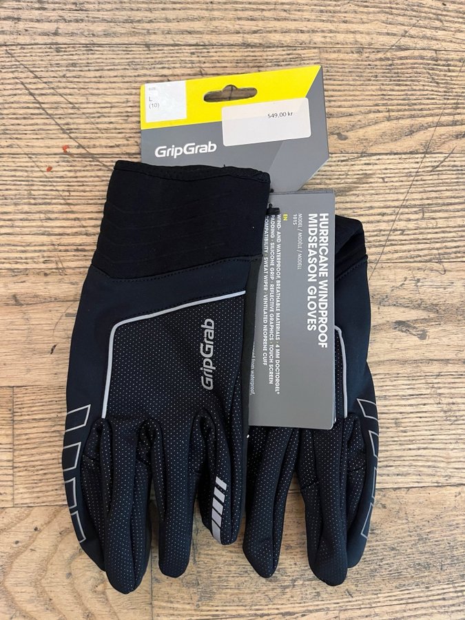 GripGrab Hurricane Windproof Midseason Gloves Storlek L