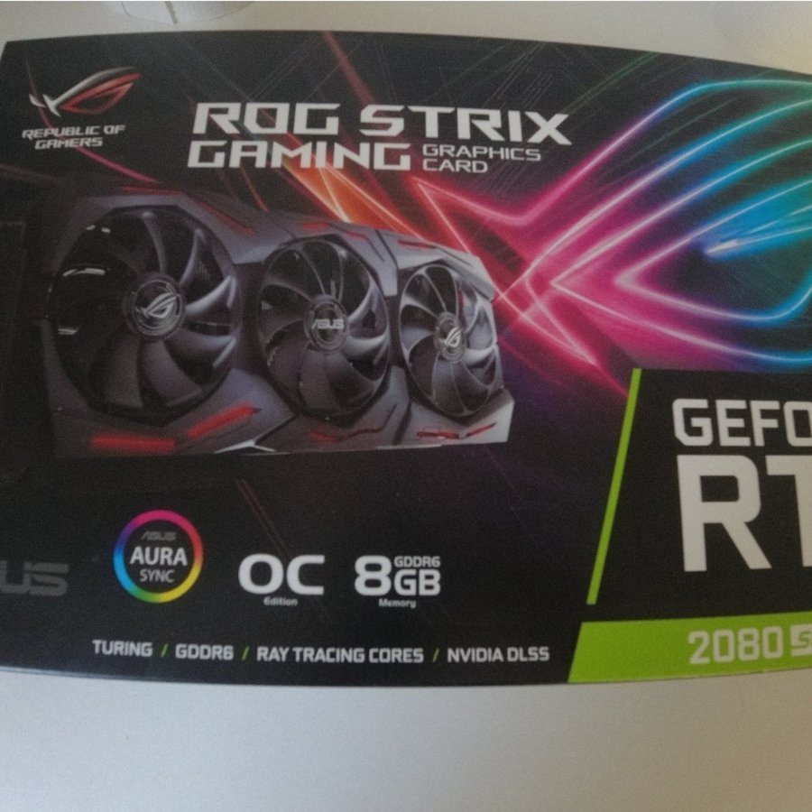 ASUS ROG STRIX GeForce RTX 2080 Super OC 8GB