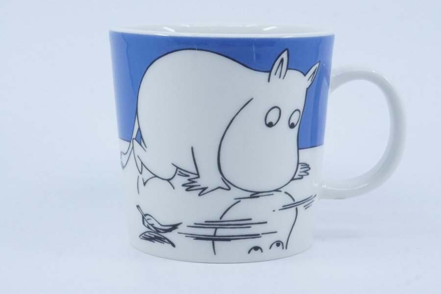 Muminmugg Mumintrollet på is / Moomin Mug Moomintroll on Ice [B]