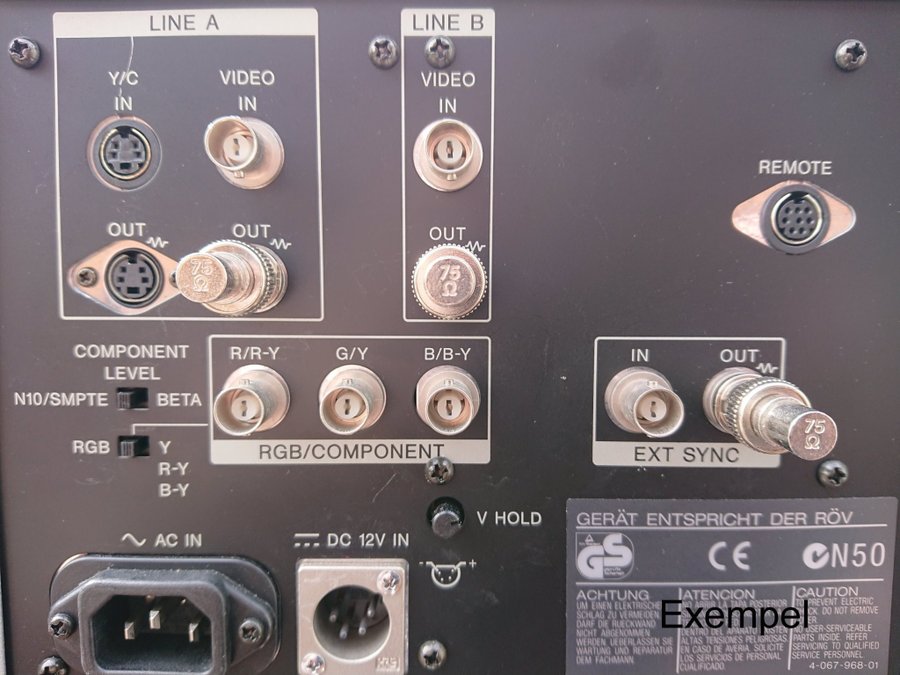 4st 75 Ohms BNC Terminerings motstånd för PVM/BVM Professionella Monitorer Video