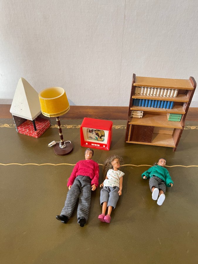 Lundby Möber till Dockhus Dockskåp Dockor Retro Vintage Modell