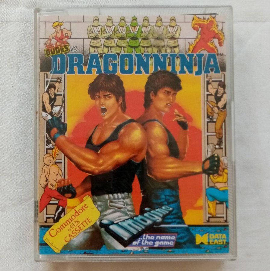 Dragon Ninja - Bad Dudes (Imagine - Data East) ->TESTAD<- Commodore 64/C64 Spel