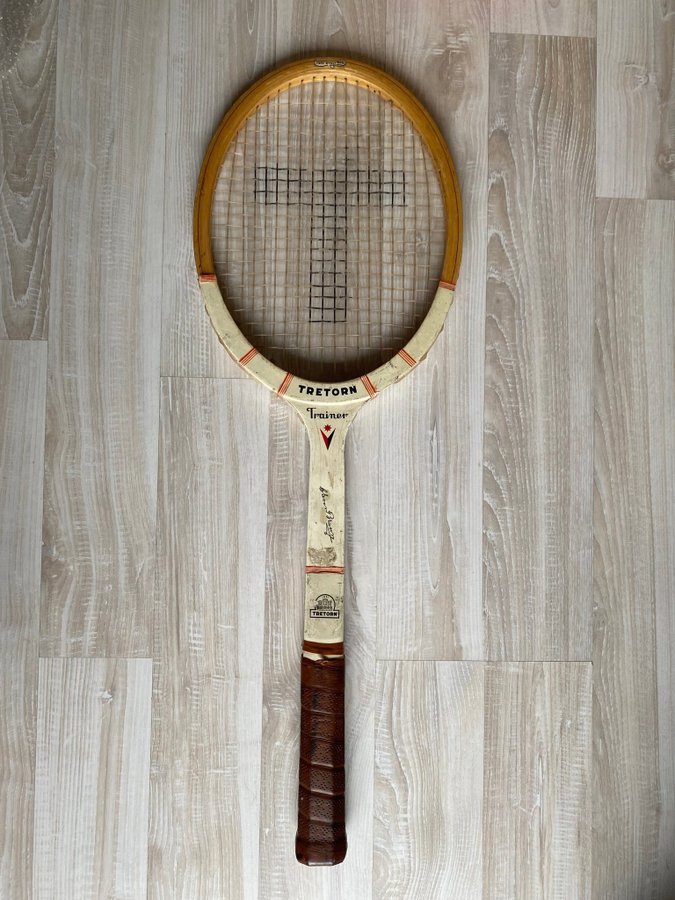 Tretorn Trainer Von Braun  CO Retro Vintage Tennisrack Tennis Rack Racket