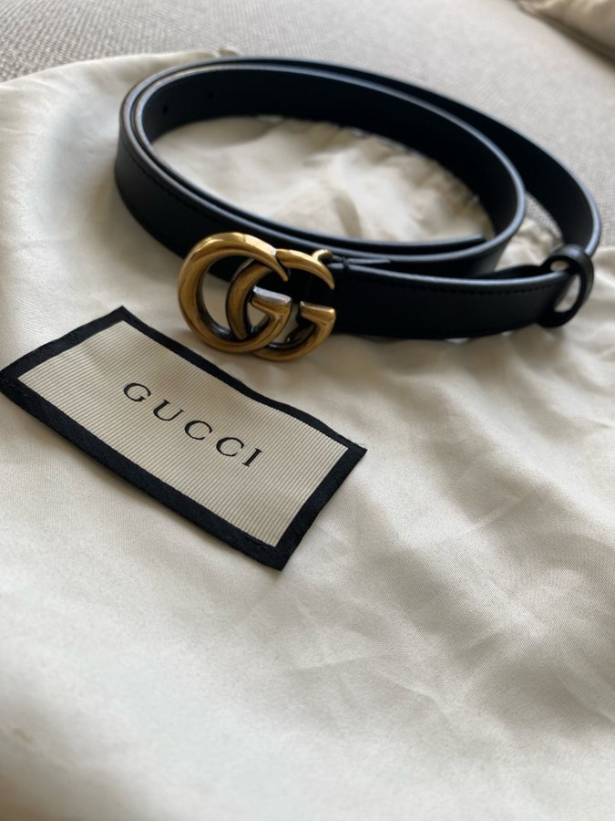 Gucci double g marmont belt