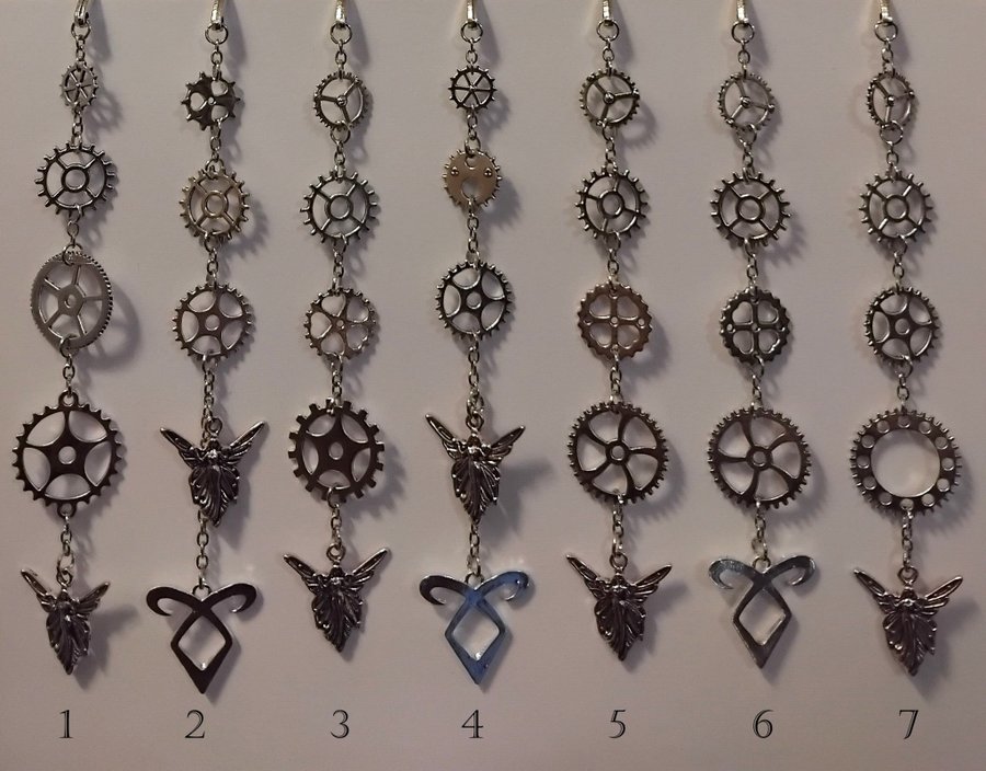 Bokmärke i metall - Clockwork Angel Nr. 3 (Shadowhunters - The Infernal Devices)