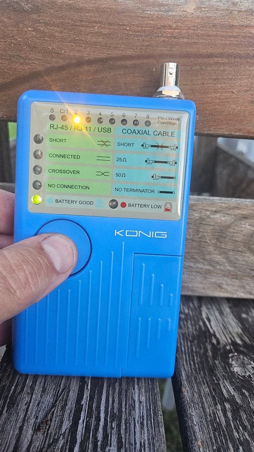 KÖNIG CMP-RCT21 Multi Cable Tester