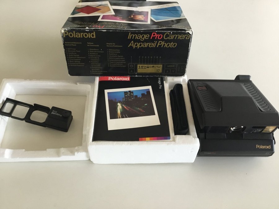 Polaroid kamera med original karton