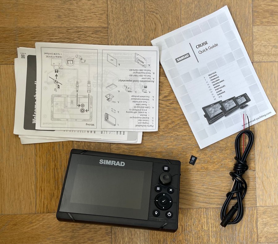 SIMRAD Cruise 5+ SJÖKORT C-MAP HELA EURA 2021 VERSION Ingår