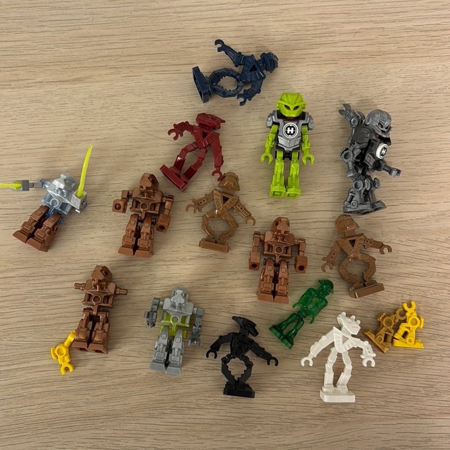 Bionicle figurer blandade Lego figurer