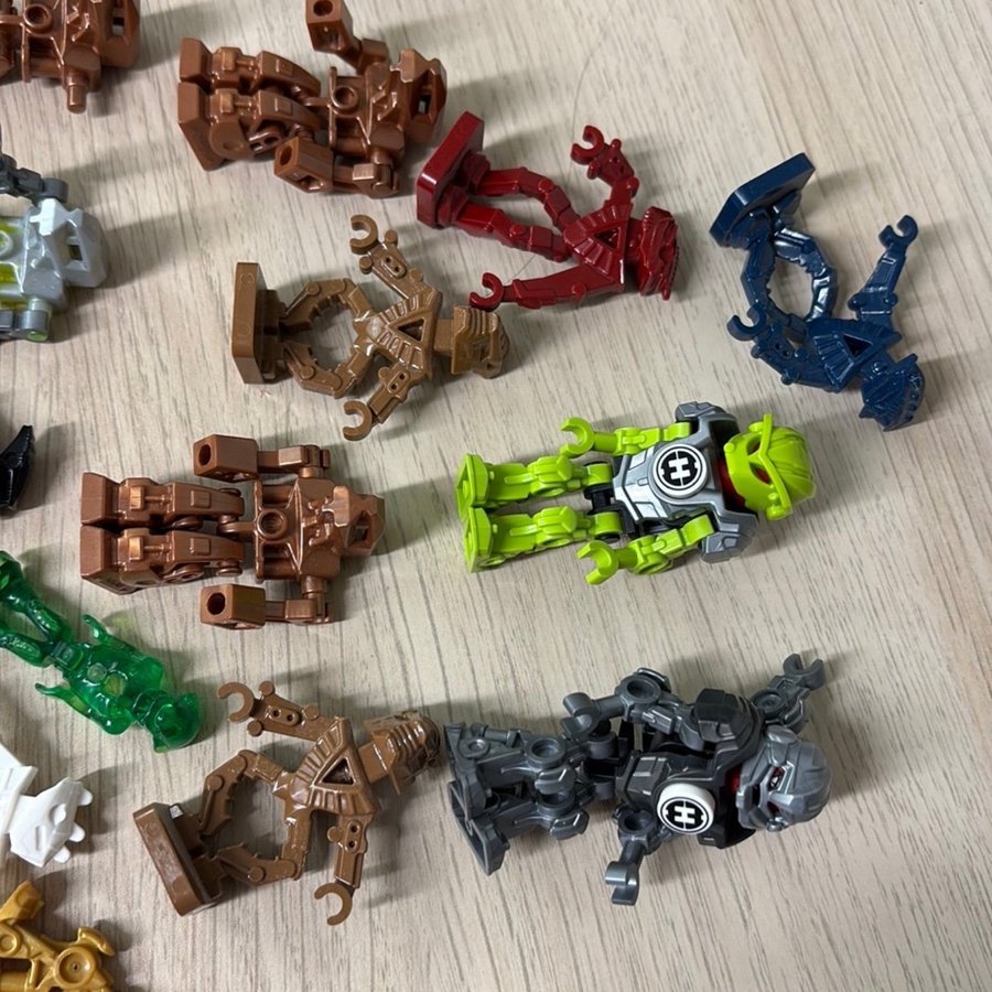 Bionicle figurer blandade Lego figurer