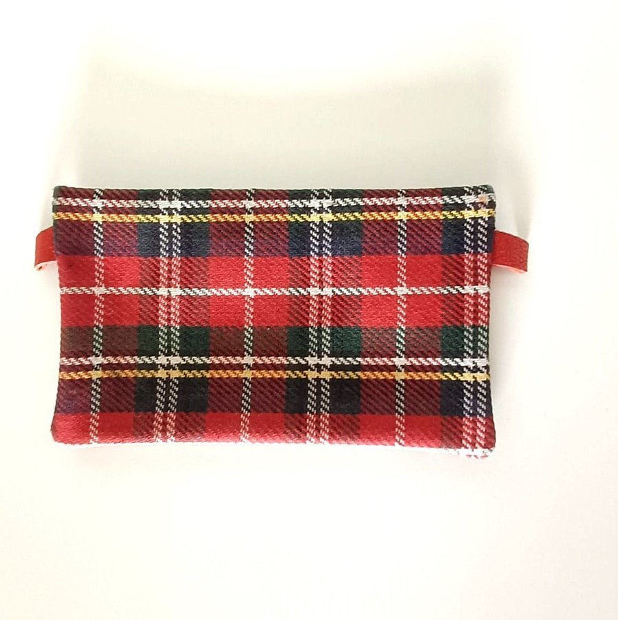 Tartan Pläd franspåse (Tartan Plaid Fringe Pouch)