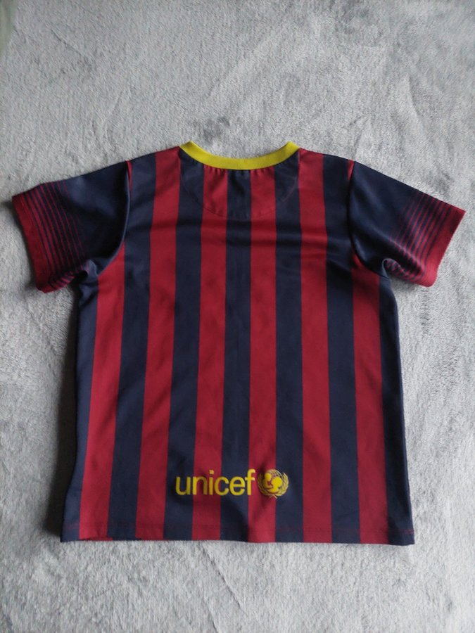 FC Shirt 2013-14 BARCELONA HOME SHIRT NIKE jersey Size large striped L