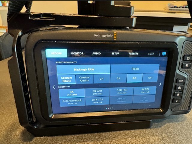 Cinema kamera, Blackmagic design, Pocket cinema camera 6K