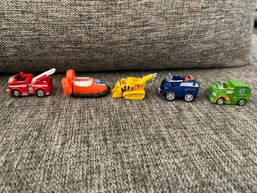 Paw Patrol figurer och fordon